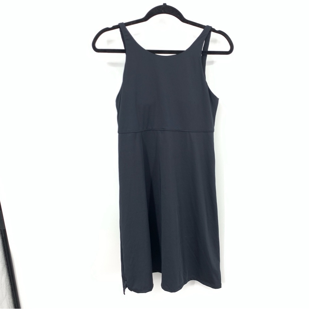 Carve Designs Women Size Medium Dress Zuri Black‎ Tank Short Mini Back Tie Swim